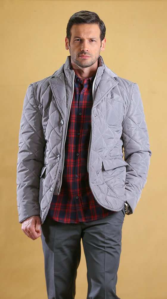 کاپشن مردانه 80077 برندس Brands