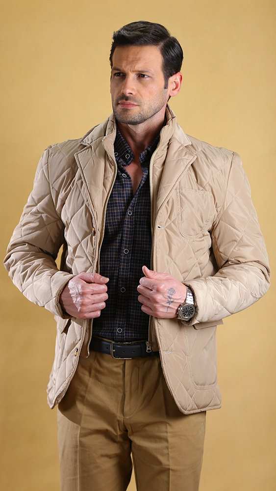 کاپشن مردانه 80077 برندس Brands