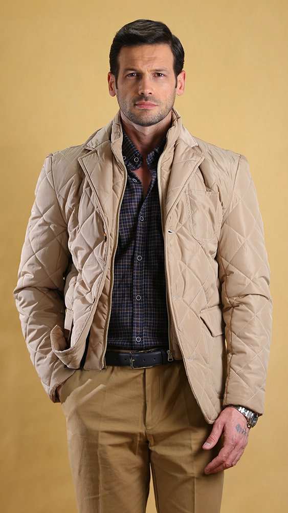 کاپشن مردانه 80077 برندس Brands