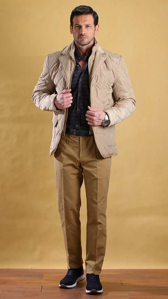 کاپشن مردانه 80077 برندس Brands