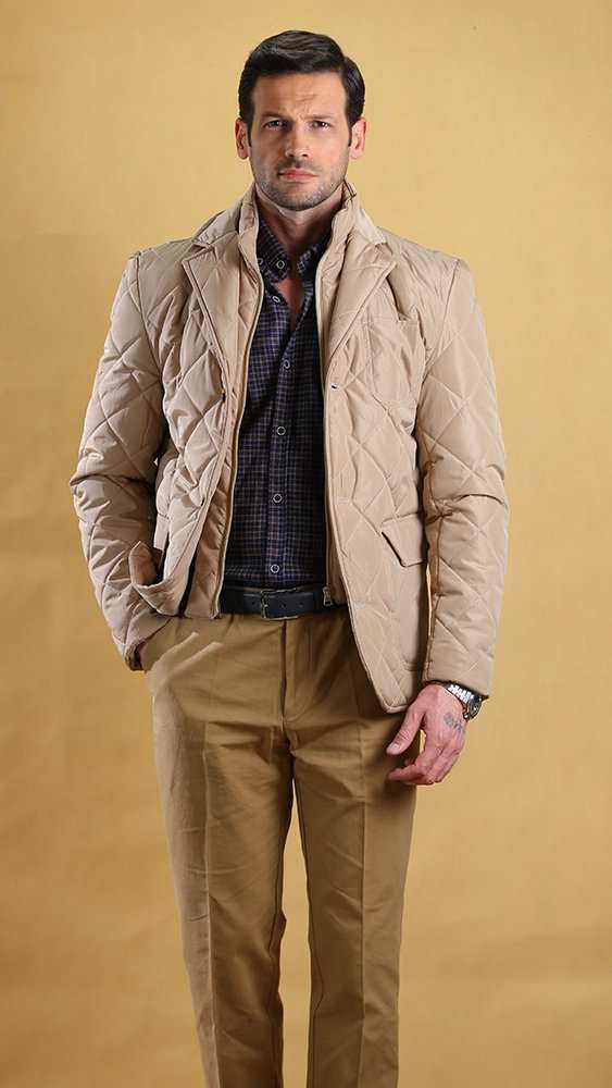 کاپشن مردانه 80077 برندس Brands