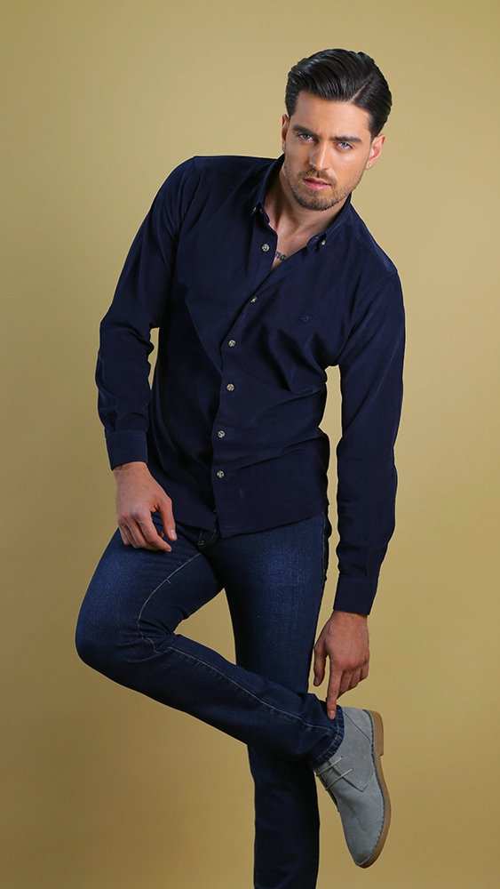 پیراهن مردانه 60414 برندس Brands