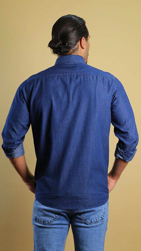 پیراهن مردانه جین 60400 برندس Brands