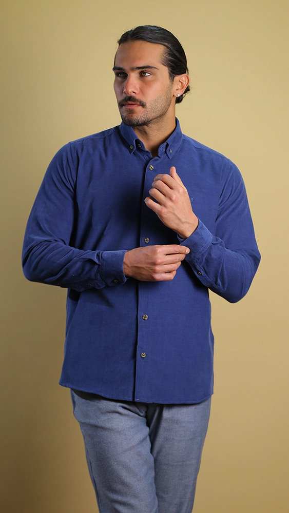 پیراهن مردانه مخمل 60414 برندس Brands