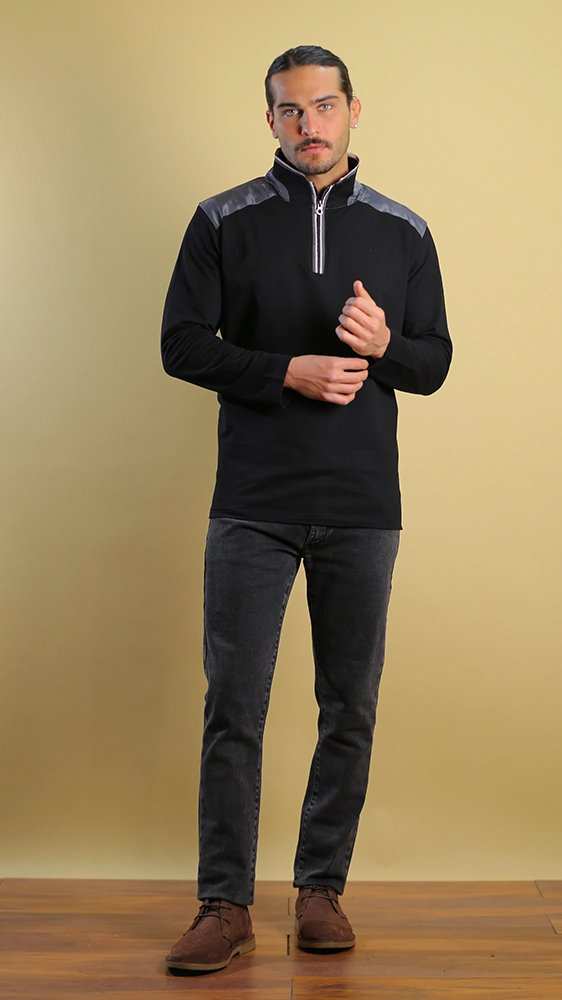 تی شرت زمستانه مردانه 70023 برندس Brands