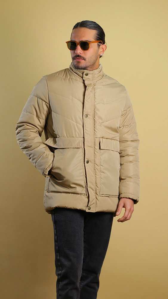 کاپشن مردانه 80048 برندس Brands