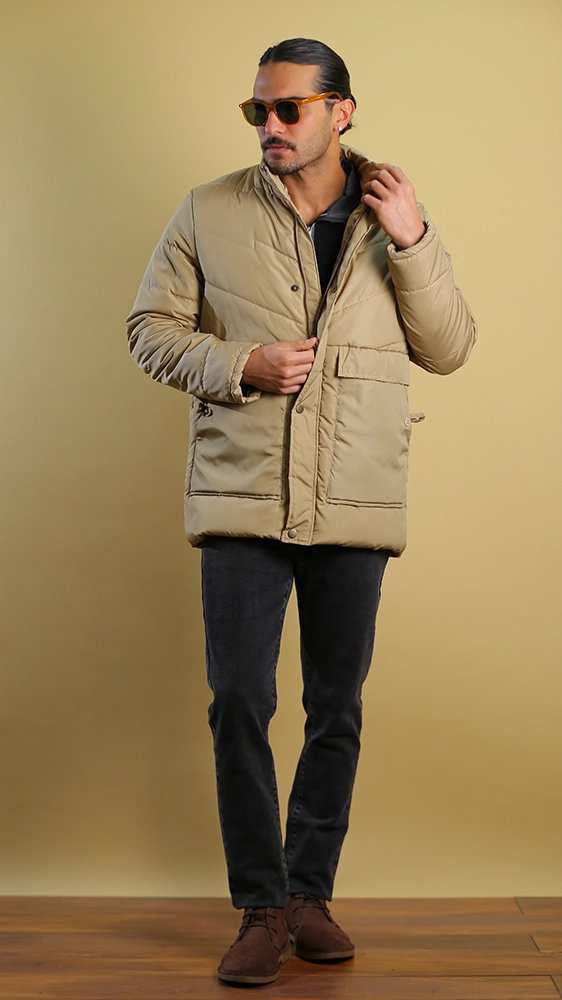 کاپشن مردانه 80048 برندس Brands