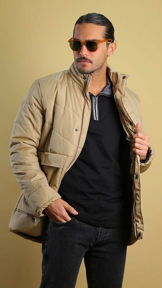 کاپشن مردانه 80048 برندس Brands