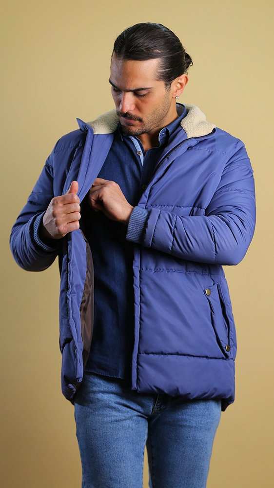 کاپشن مردانه 80051 برندس Brands