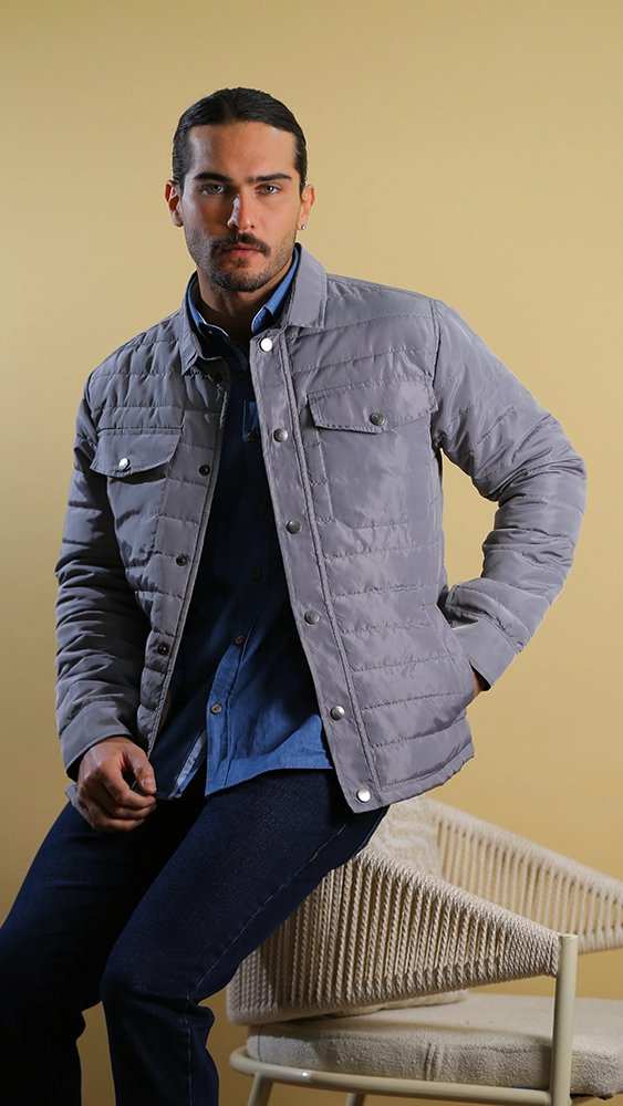 کاپشن مردانه 80055 برندس Brands