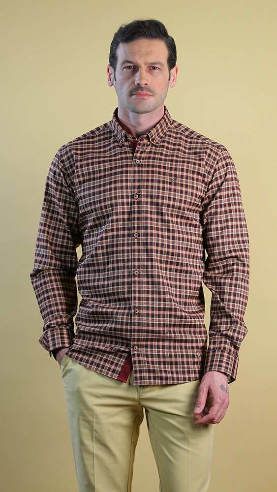 پیراهن مردانه 60104 برندس Brands