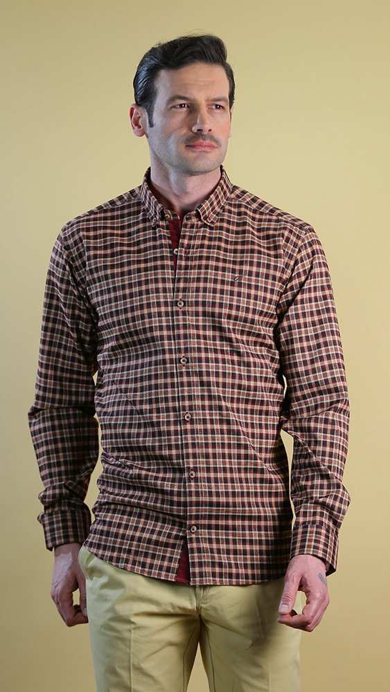 پیراهن مردانه 60104 برندس Brands