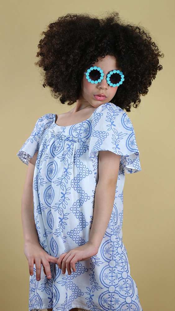 پیراهن دخترانه 45007 برندس Brands