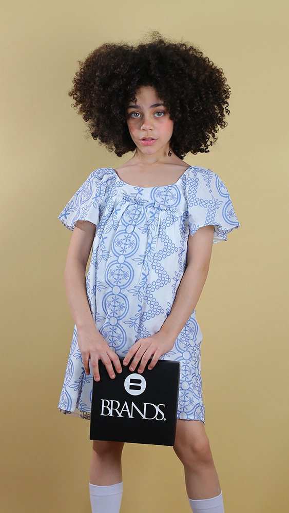 پیراهن دخترانه 45007 برندس Brands