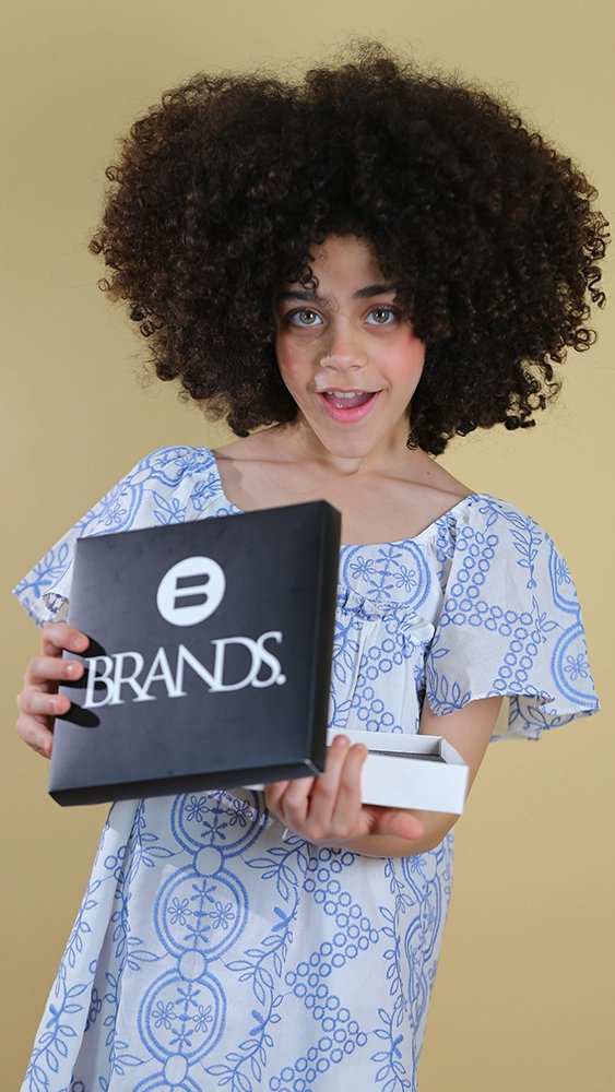 پیراهن دخترانه 45007 برندس Brands