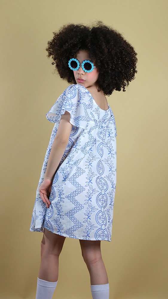 پیراهن دخترانه 45007 برندس Brands