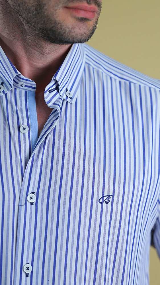 پیراهن مردانه 60408 برندس Brands