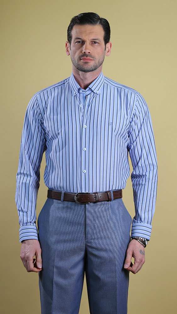 پیراهن مردانه 60409 برندس Brands