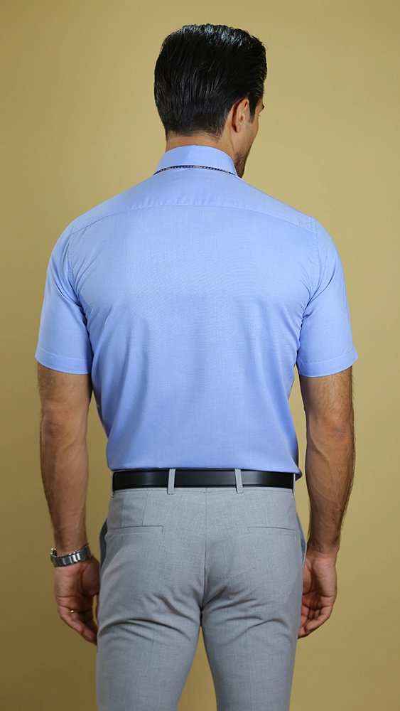 پیراهن آستین کوتاه مردانه 60437 برندس Brands