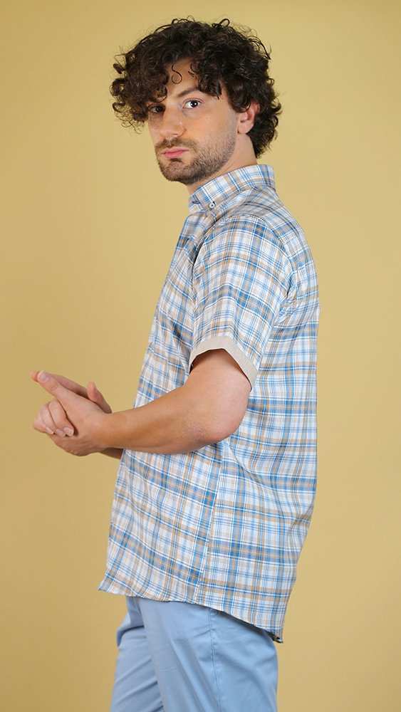 پیراهن مردانه 60440 برندس Brands