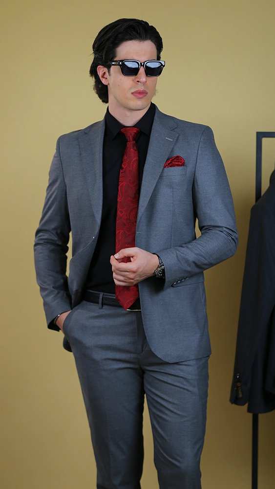 کت و شلوار مردانه 30028 برندس Brands