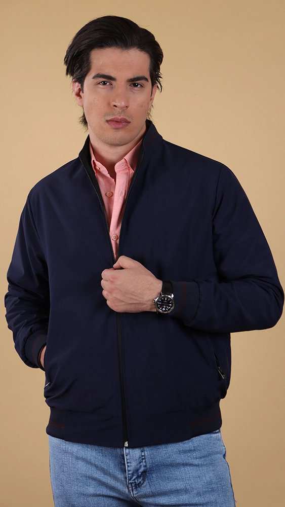 کاپشن دو رو مردانه 801C01 برندس Brands