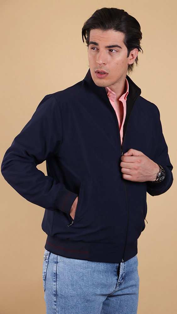 کاپشن دو رو مردانه 801C01 برندس Brands