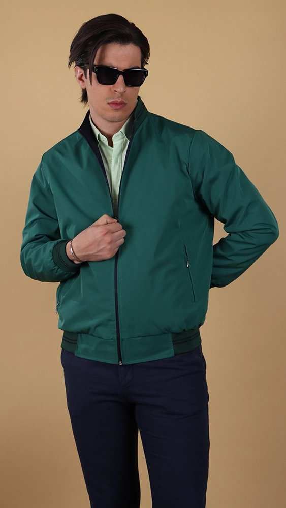 کاپشن دو رو مردانه 801C01 برندس Brands