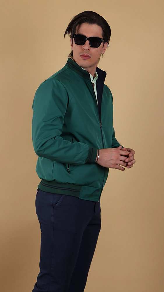 کاپشن دو رو مردانه 801C01 برندس Brands