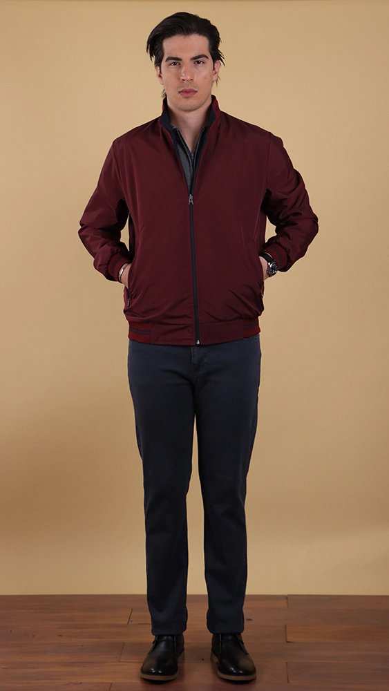 کاپشن دو رو مردانه 801C02 برندس Brands