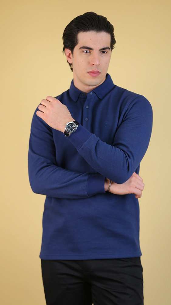 پولوشرت زمستانه مردانه 70092 برندس Brands