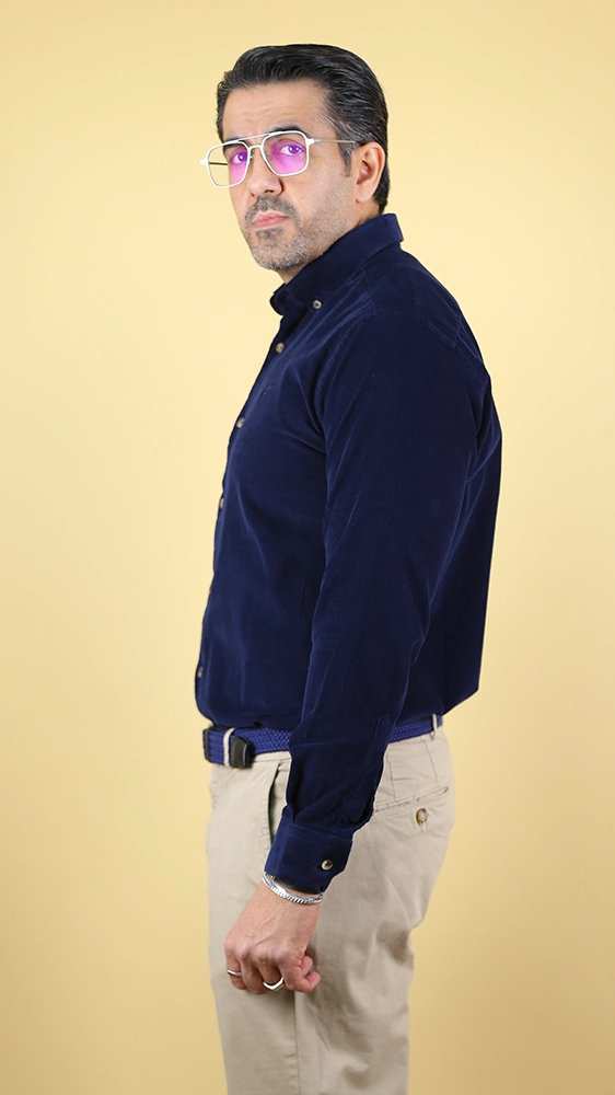 پیراهن مخمل مردانه 60453 برندس Brands