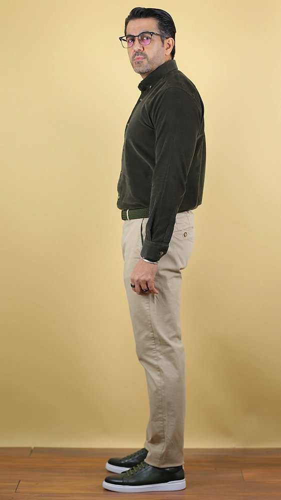 پیراهن مخمل مردانه 60453 برندس Brands