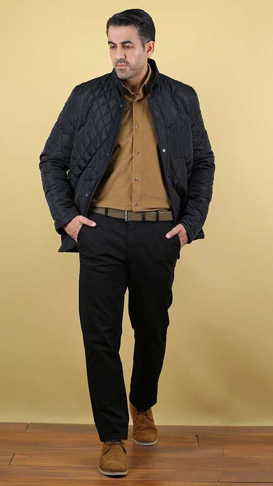 کاپشن مردانه 70043 برندس Brands