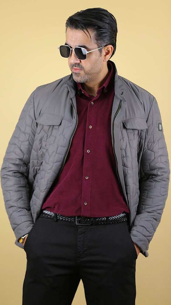 کاپشن مردانه 70045 برندس Brands