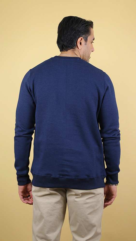 سویشرت مردانه سرمه ای برندس Brands کد70091 