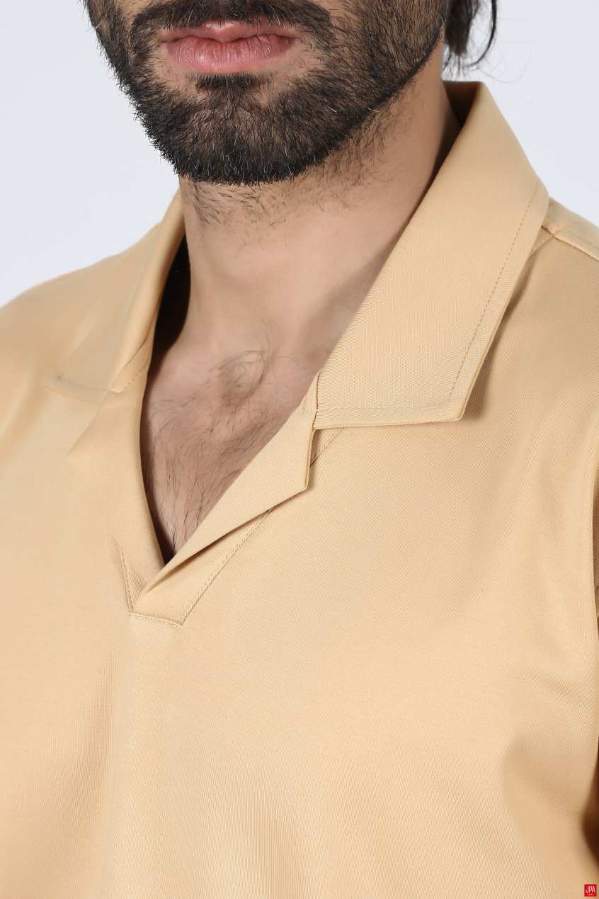 ست تی شرت و شلوارک مردانه طوسی روشن جی پی ای JPA کد 02358