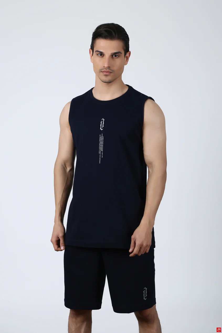 ست تاپ حلقه ای و شلوارک مردانه جی پی ای JPA کد 02327