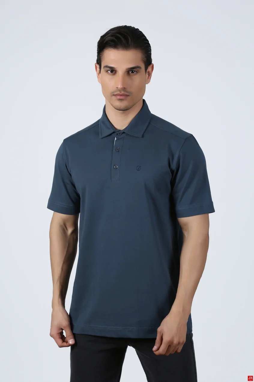 پولوشرت مردانه مشکی جی پی ای JPA کد 02368