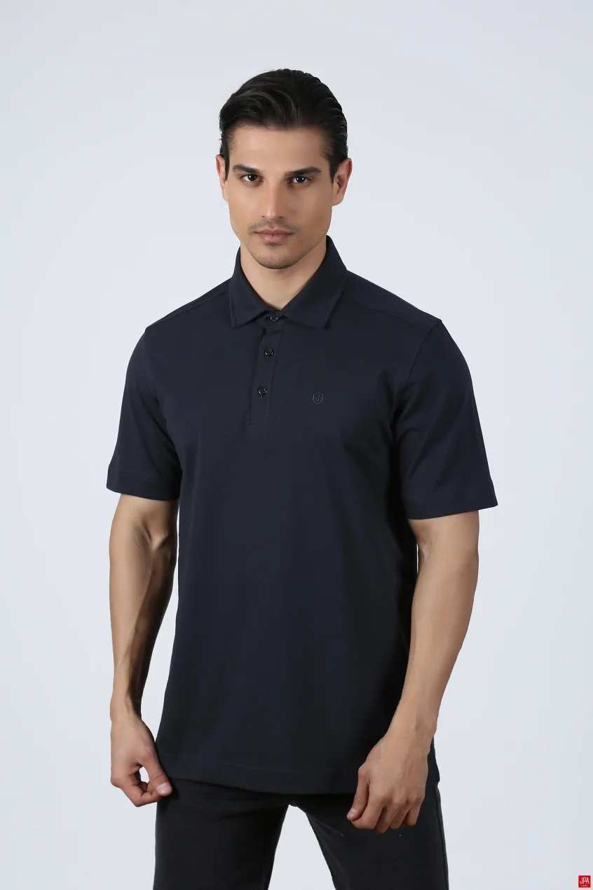 پولوشرت مردانه مشکی جی پی ای JPA کد 02368