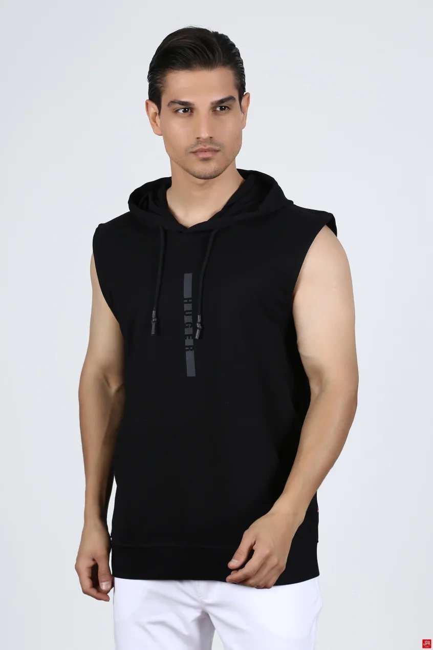 تاپ حلقه ای مردانه کلاهدار مشکی جی پی ای JPA کد 02397