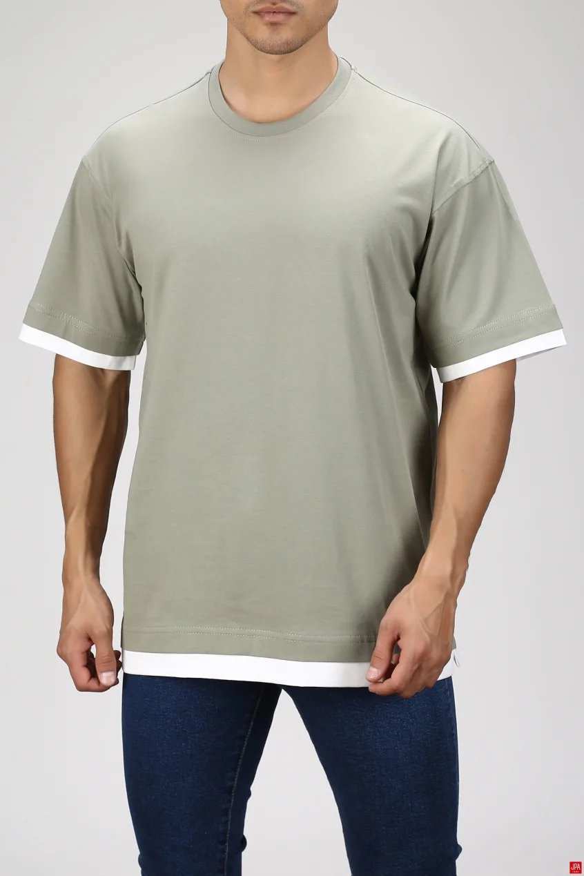 تی شرت مردانه مشکی جی پی ای JPA کد 02480