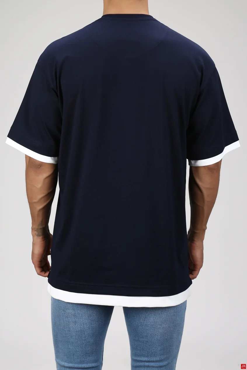 تی شرت مردانه مشکی جی پی ای JPA کد 02480