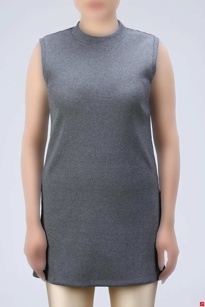 سارافون زنانه یقه گرد طرح دار اسلیم ( جذب) جی پی ای JPA – کد 02466