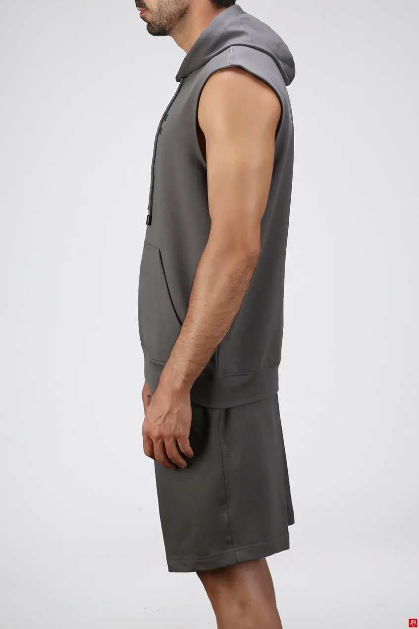 ست تاپ حلقه ای و شلوارک مردانه جی پی ای JPA کد 02450