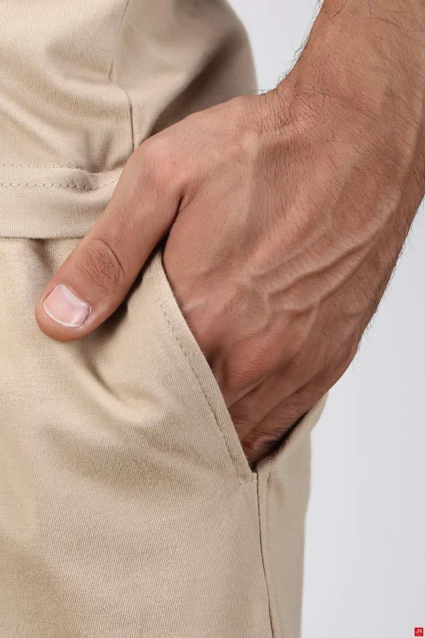 ست تاپ حلقه ای و شلوارک مردانه جی پی ای JPA کد 02459