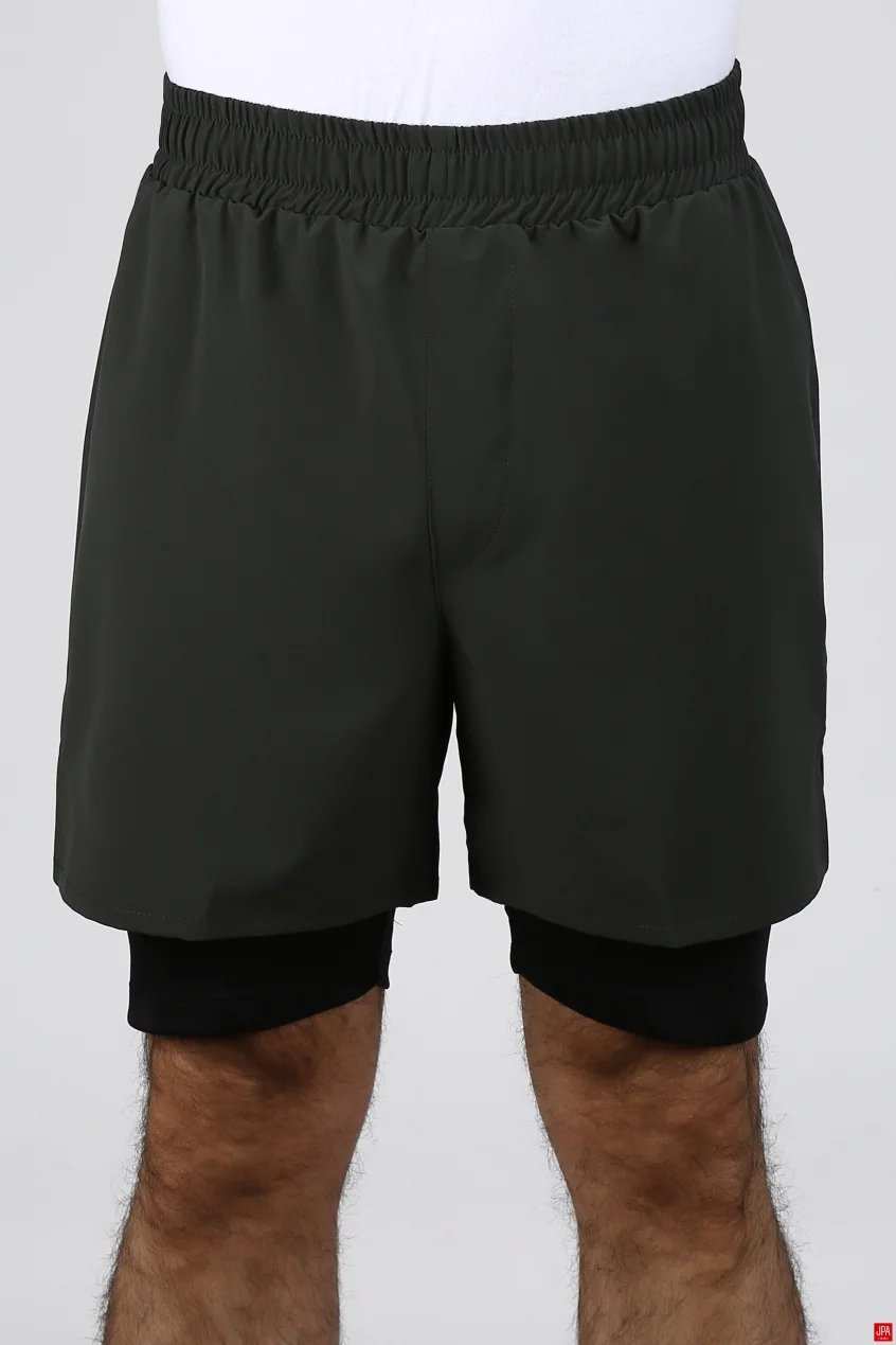 شلوارک مردانه دمپا چاکدار مشکی جی پی ای JPA کد 02462