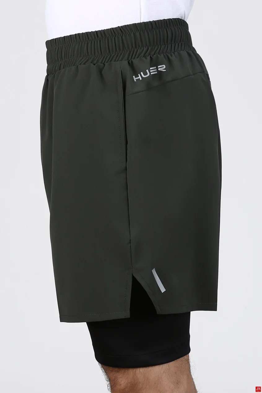 شلوارک مردانه دمپا چاکدار مشکی جی پی ای JPA کد 02462