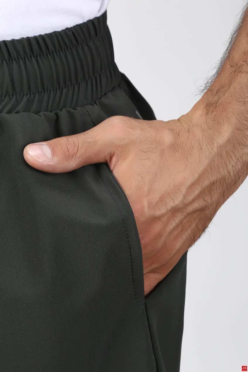 شلوارک مردانه دمپا چاکدار مشکی جی پی ای JPA کد 02462