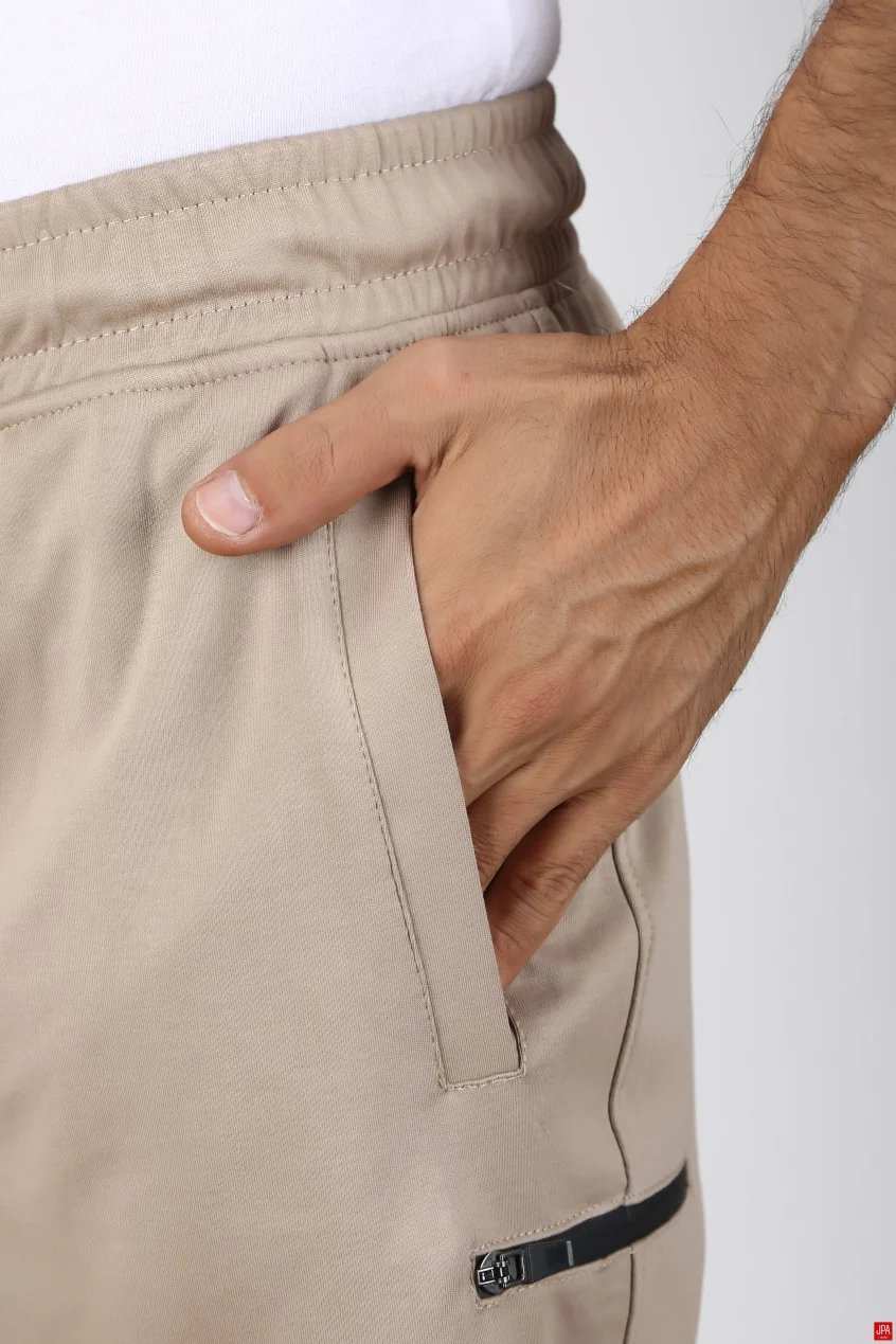 شلوارک راحتی مردانه مشکی جی پی ای JPA کد 02445